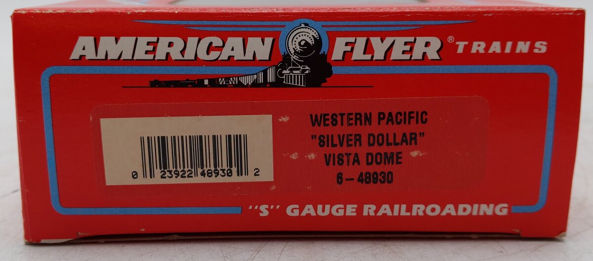 American Flyer 6-48930 S Western Pacific California Zephyr Vista Dome Car VG/Box