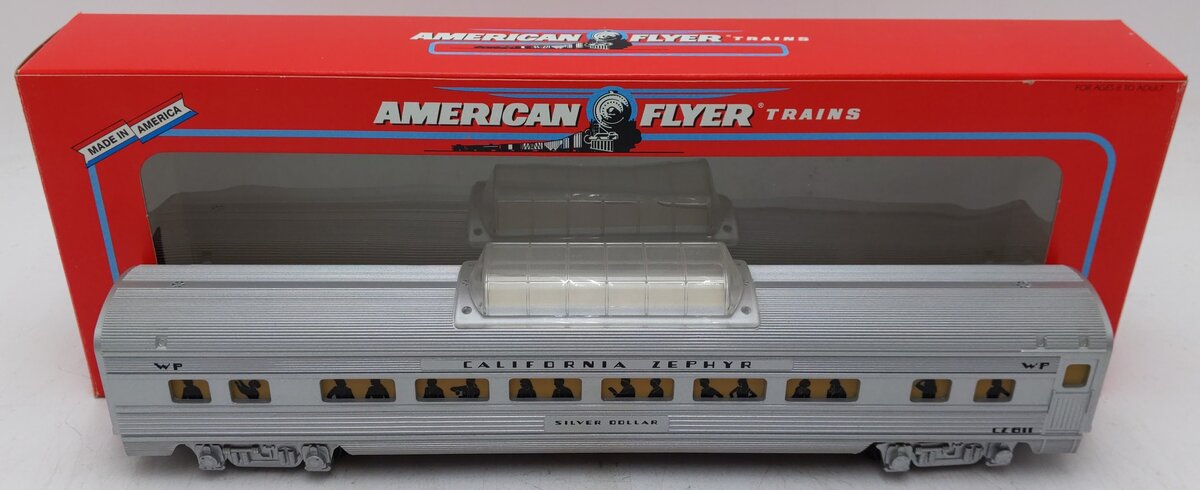American Flyer 6-48930 S Western Pacific California Zephyr Vista Dome Car VG/Box