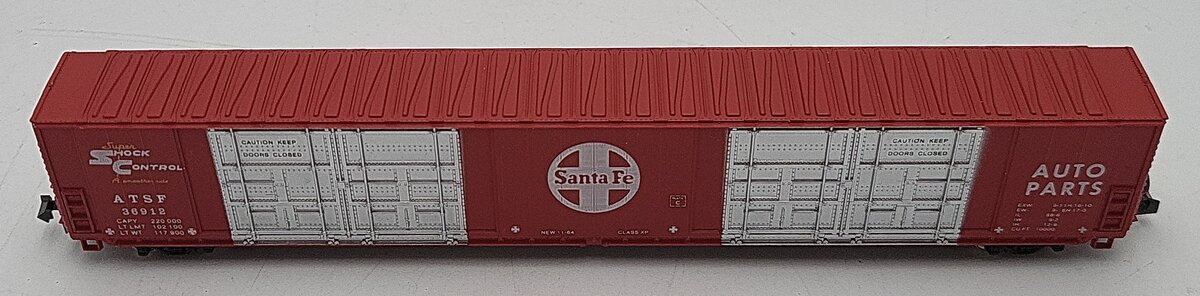 Con-Cor 0001-555701-3 N Scale Santa Fe Boxcar #36912 LN/Box