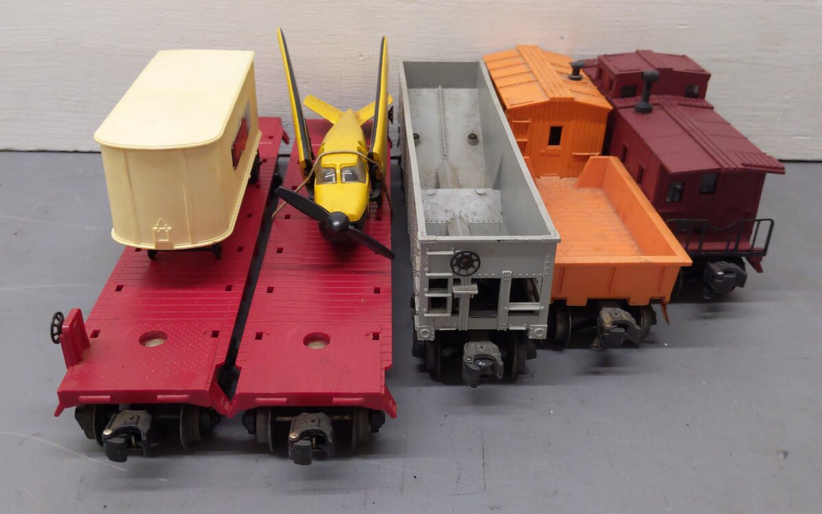 Lionel Vintage O Gauge Freight Cars: 6357, 6119-25, 6456, 6800, 6810 [5] EX/Box