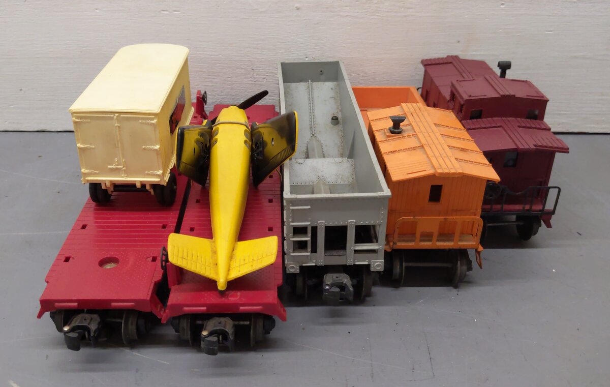 Lionel Vintage O Gauge Freight Cars: 6357, 6119-25, 6456, 6800, 6810 [5] EX/Box