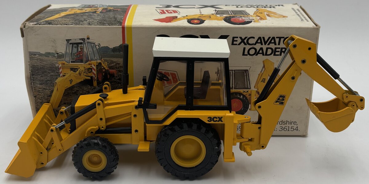 NZG 216 1:35 DieCast JCB 3CX Excavator Loader EX/Box
