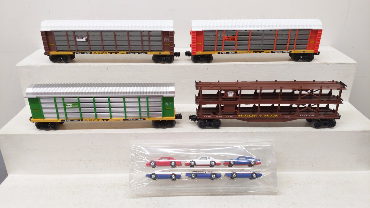 Lionel O Gauge Freight Cars: 16208, 16217, 16215, 16214 [4] EX
