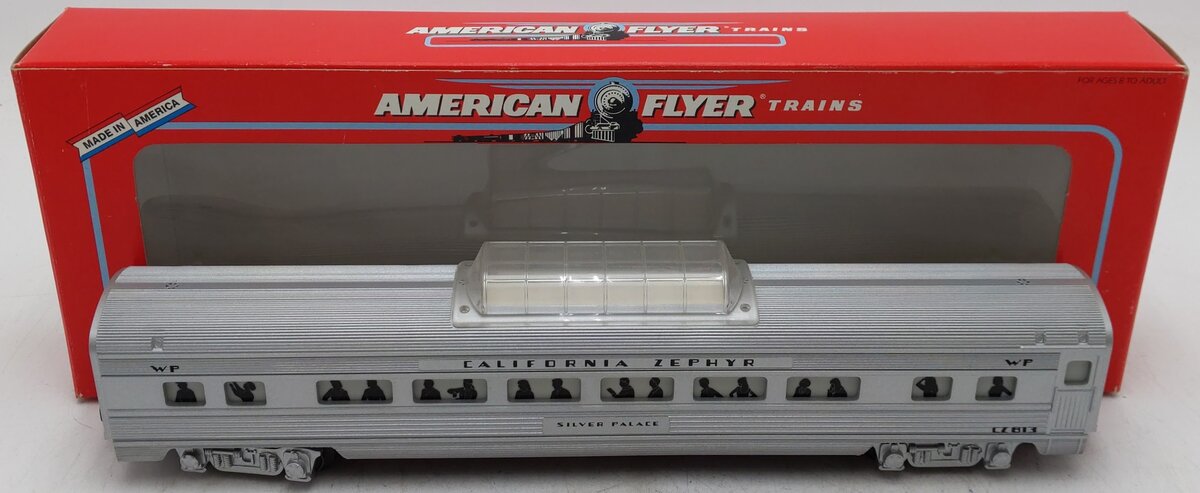 American Flyer 6-48929 S Western Pacific California Zephyr Vista Dome Car EX/Box