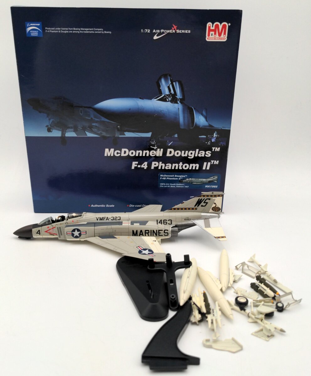 Hobby Master HA1966 1:72 McDonnell Douglas F-4 Phantom II VG/Box