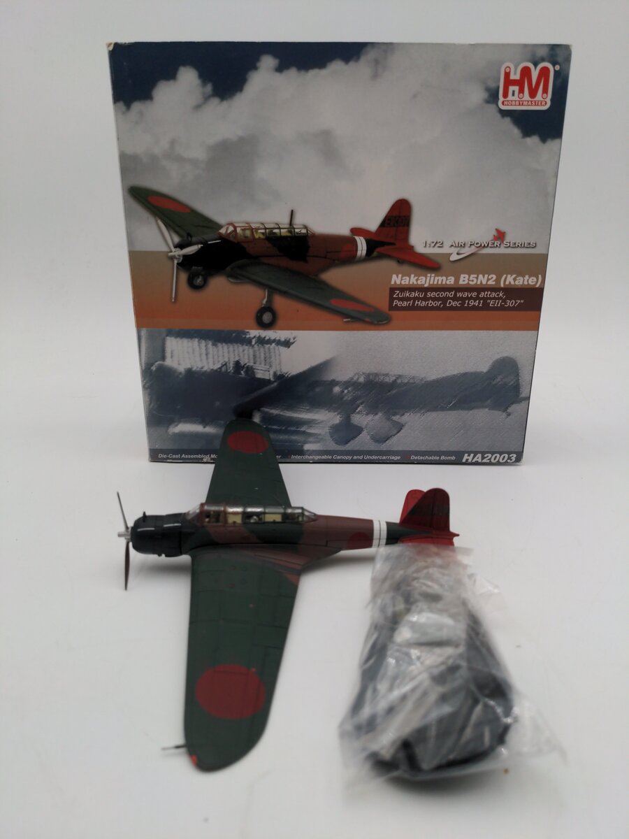 Hobby Master HA2003 1:72 Nakajima B5N2 (Kate) VG/Box