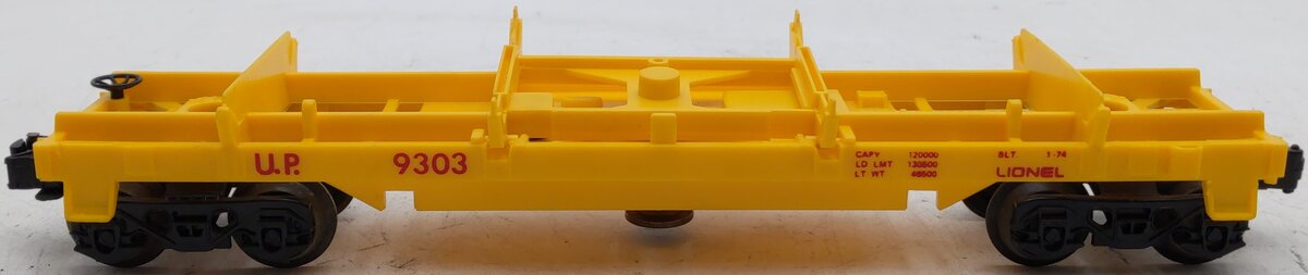 Lionel 6-9303 O Gauge Union Pacific Operating Dump Car EX
