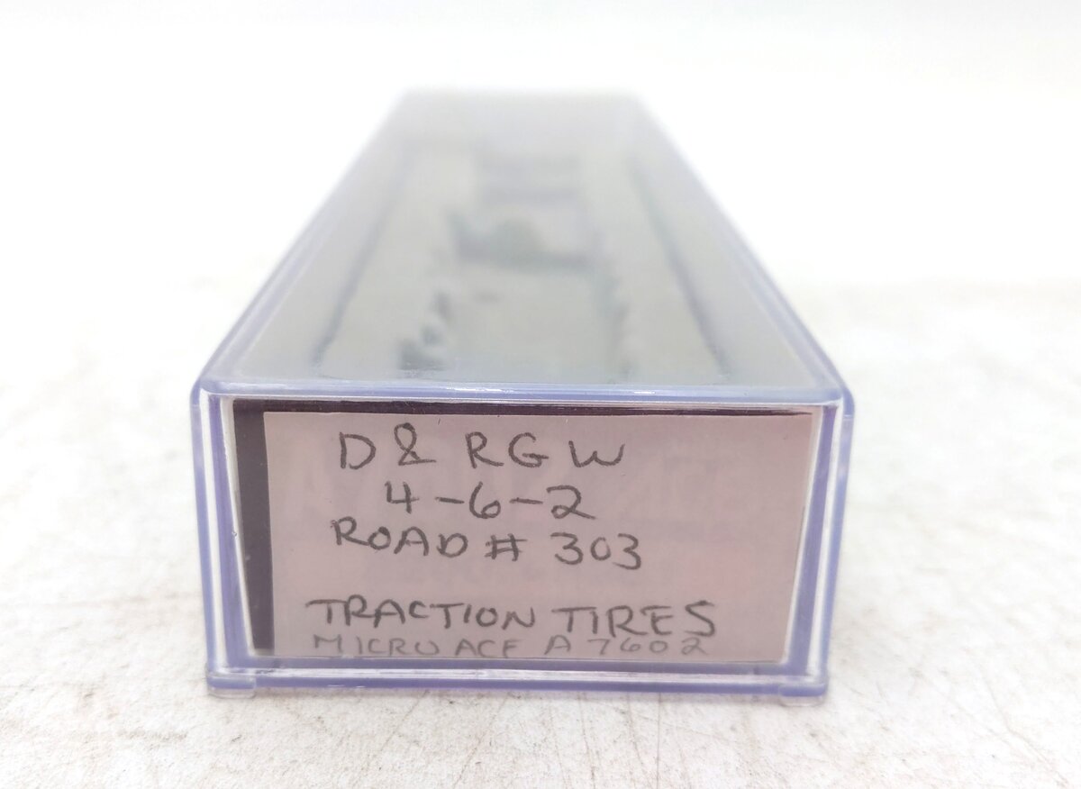MicroAce A7602 N Custom DRGW 2-6-2 Steam Locomotive & Tender #303/Box