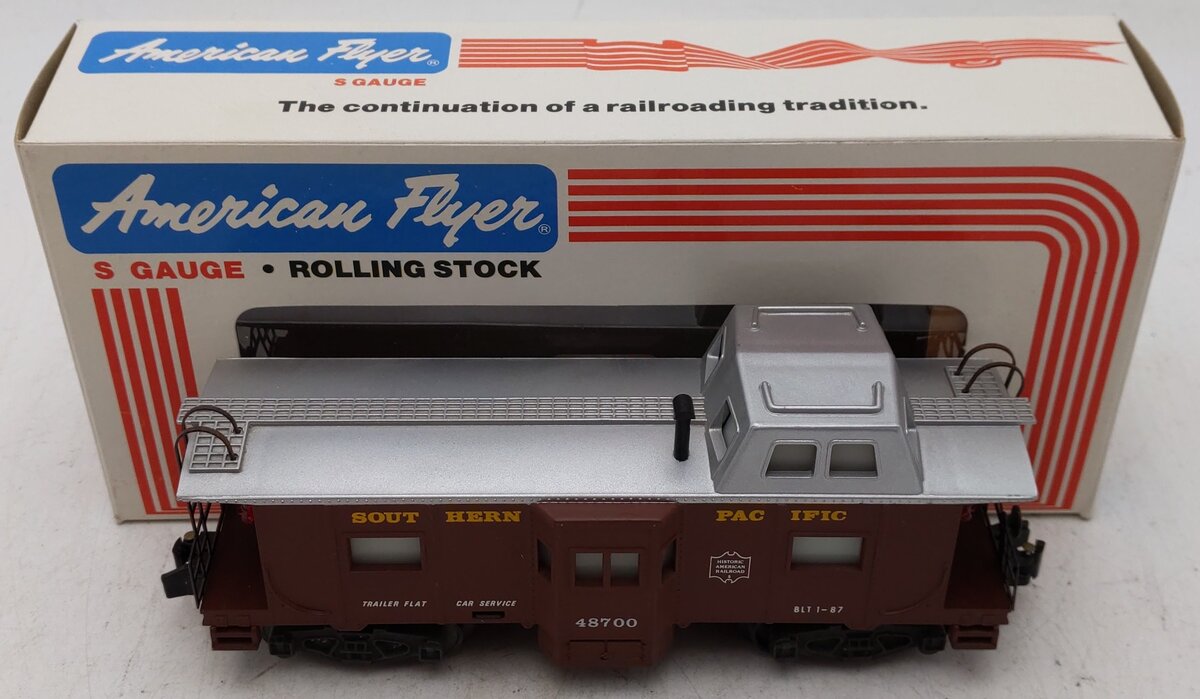 American Flyer 6-48700 S Gauge Southern Pacific Bay Window Caboose #48700 EX/Box