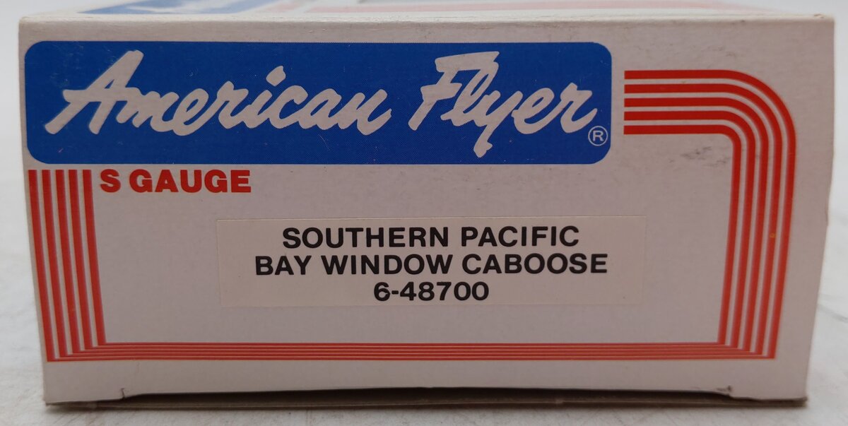 American Flyer 6-48700 S Gauge Southern Pacific Bay Window Caboose #48700 EX/Box