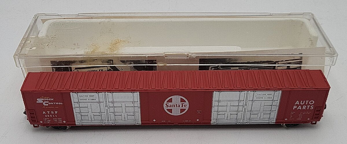 Con-Cor 0001-555701-1 N Scale Santa Fe Boxcar #36511 LN/Box