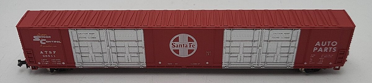 Con-Cor 0001-555701-1 N Scale Santa Fe Boxcar #36511 LN/Box