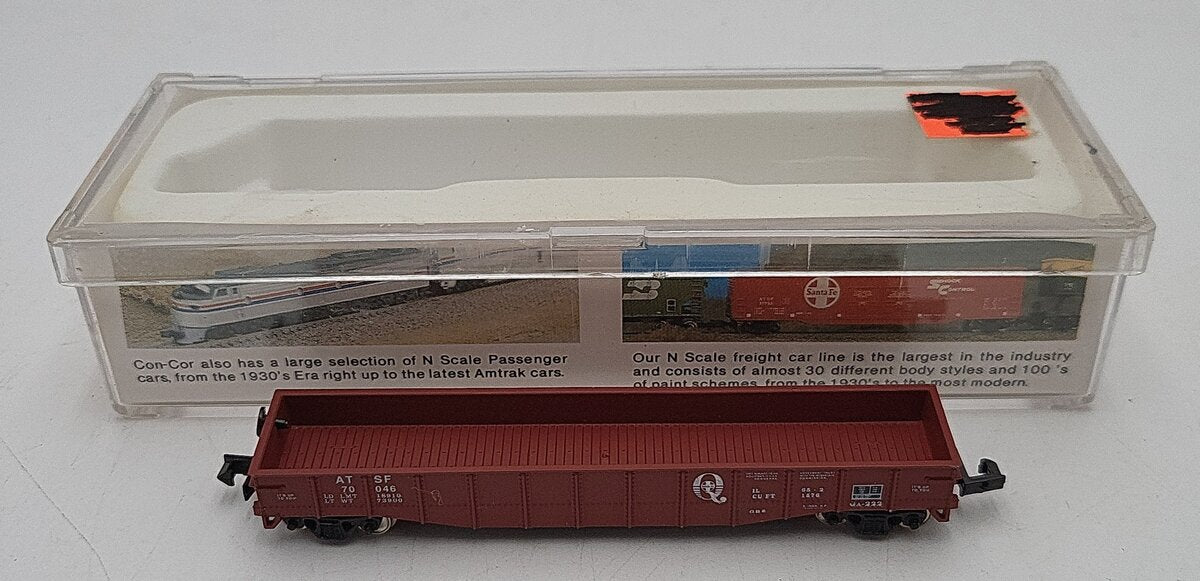 Con-Cor 0001-115101 N Scale Santa Fe Gondola Car #70046 LN/Box