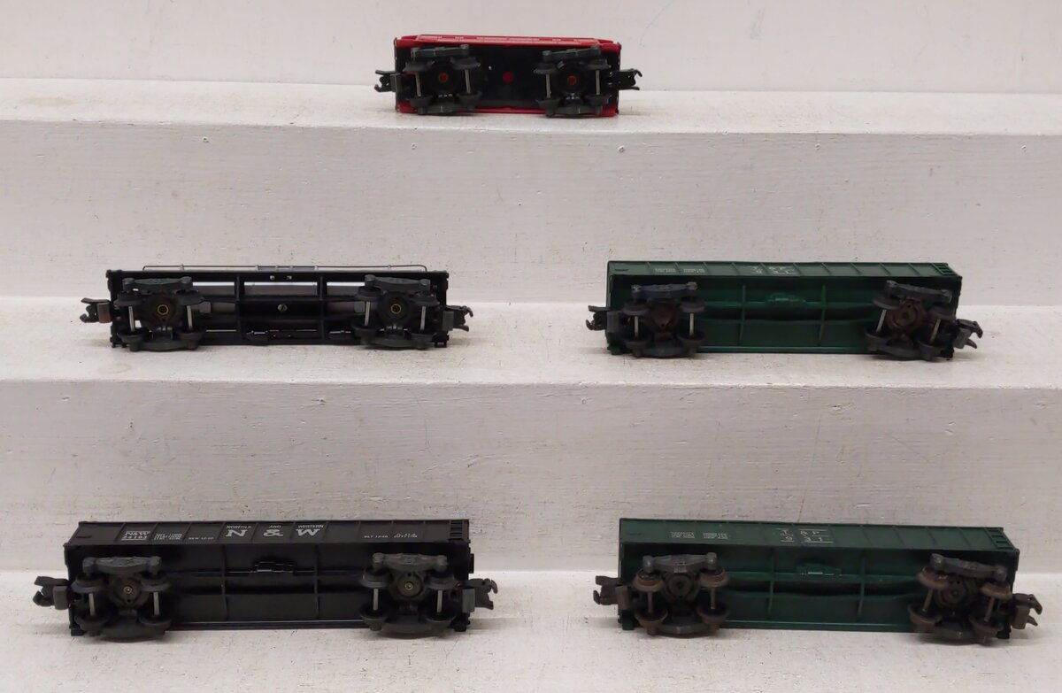 American Flyer Assorted S Gauge Freight Cars 931, 931, 24103, 5016, 806 [5] VG