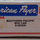 American Flyer 6-48300 S Gauge Southern Pacific Boxcar #48300 VG/Box
