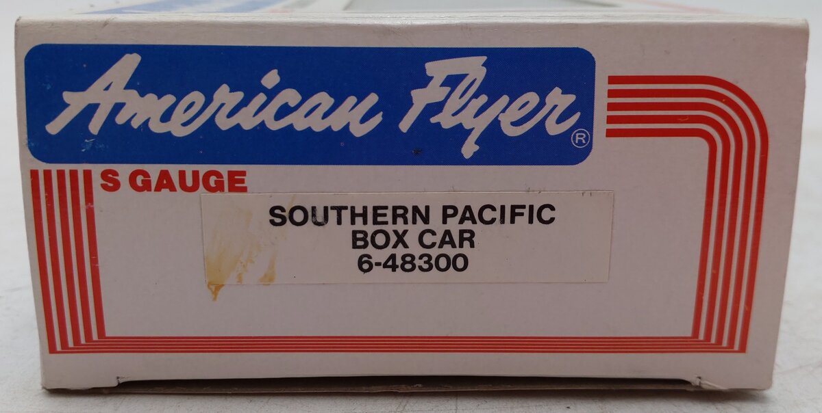 American Flyer 6-48300 S Gauge Southern Pacific Boxcar #48300 VG/Box