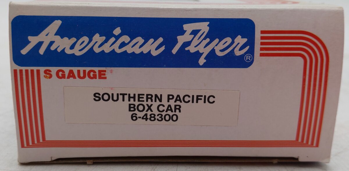 American Flyer 6-48300 S Gauge Southern Pacific Boxcar #48300 VG/Box