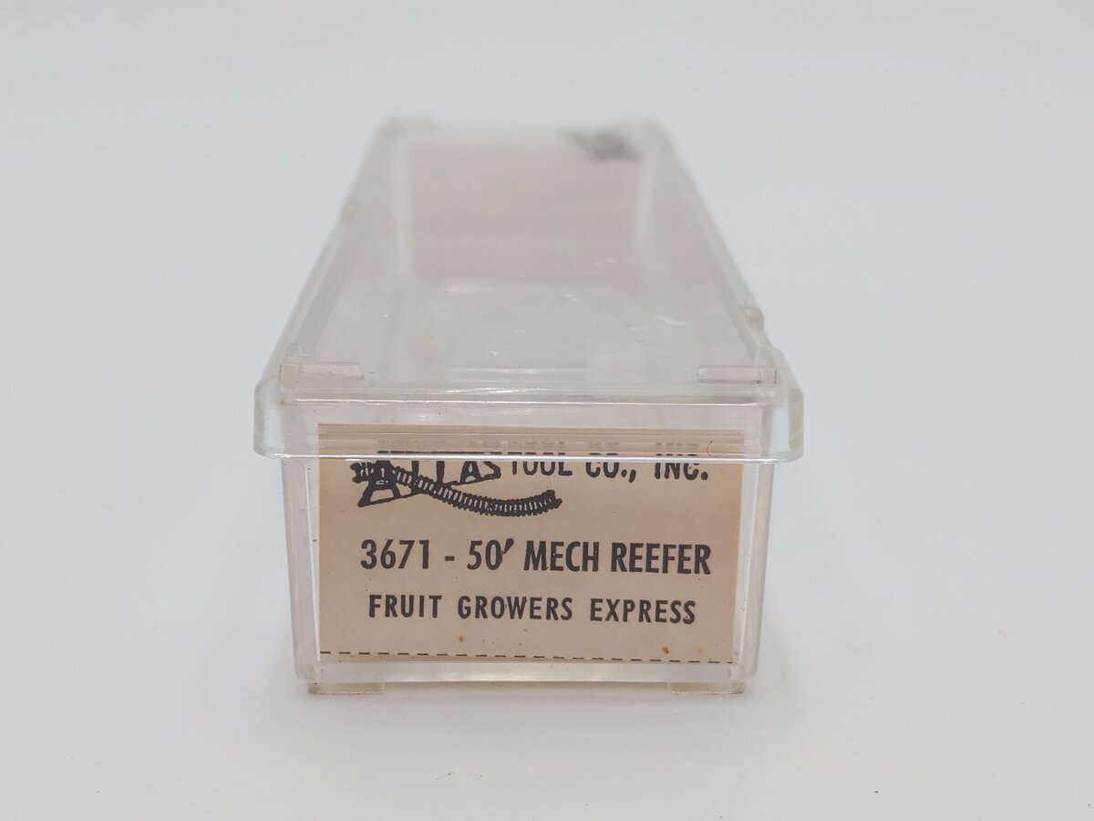 Atlas 3671 N Scale Fruit Growers Express 50' Mechanical Reefer #10000 LN/Box