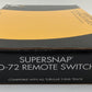 Lionel 6-21399 O Scale SuperSnap 72" Left Hand Remote Control Switch Turnout EX/Box