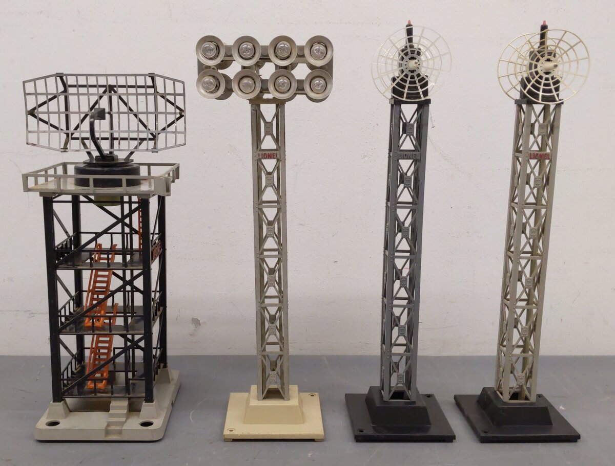 Lionel Vintage O Gauge Accessories: 195, 197, 199, 299 [4] EX