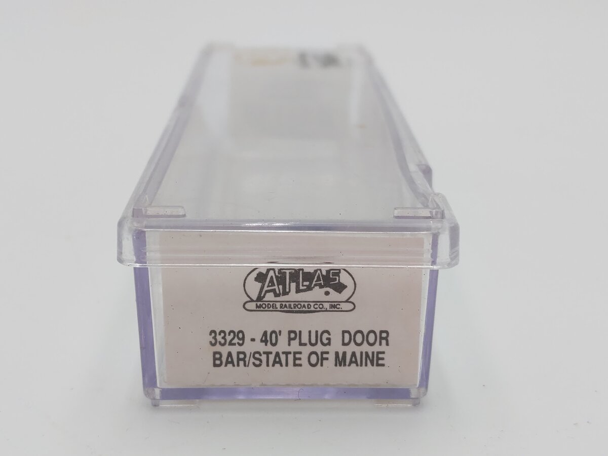 Atlas 3329 N Scale State of Maine 40' Plug Door Boxcar #2573 EX/Box