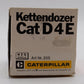 NZG Modelle 1:50 Scale Diecast Caterpillar CAT D4E Track-Type Tractor (Red)/Box