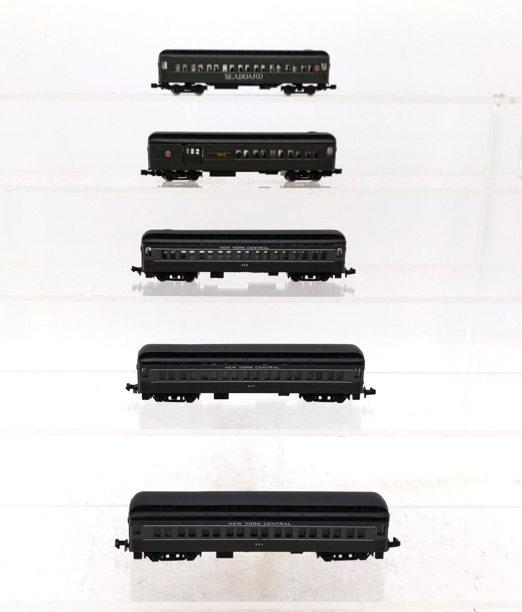 Bachmann N Scale Assorted Passenger Cars [5] EX