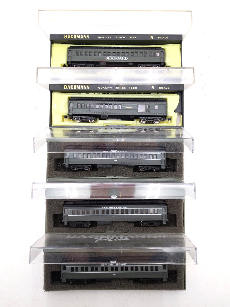 Bachmann N Scale Assorted Passenger Cars [5] EX