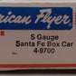 American Flyer 6-9700 S Gauge Santa Fe Boxcar #9700 EX/Box