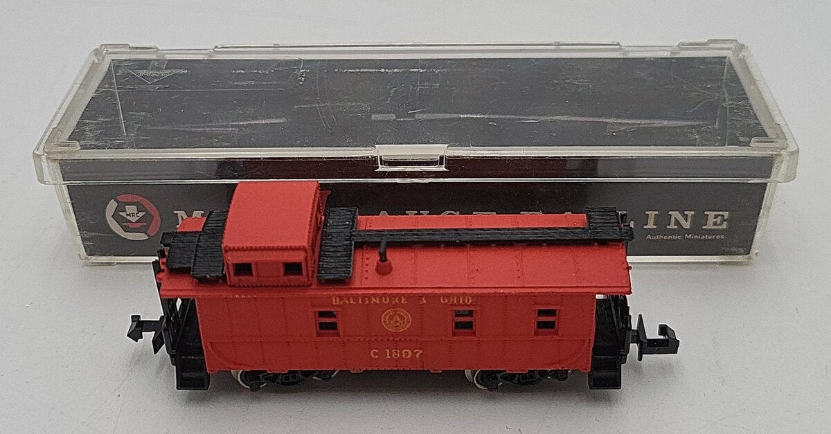 MRC 7086 N Scale Baltimore & Ohio Caboose #1807 LN/Box