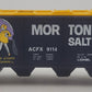 Lionel 6-9114 O Gauge Morton Salt Covered 4-Bay Hopper VG