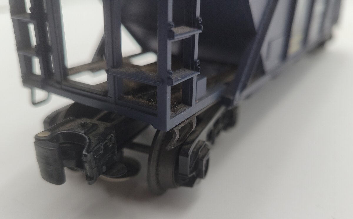 Lionel 6-9114 O Gauge Morton Salt Covered 4-Bay Hopper VG