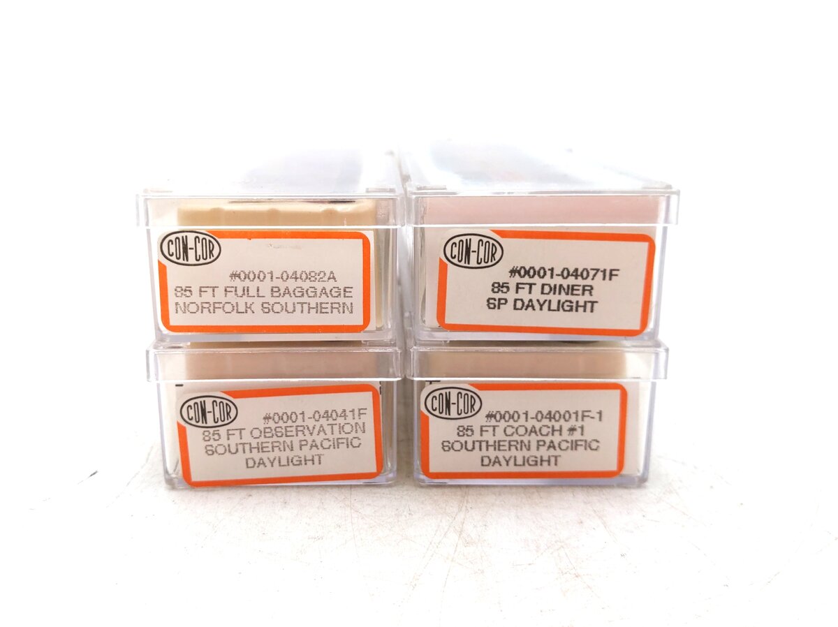 Con-Cor N Scale Assorted Passenger Cars [4] EX
