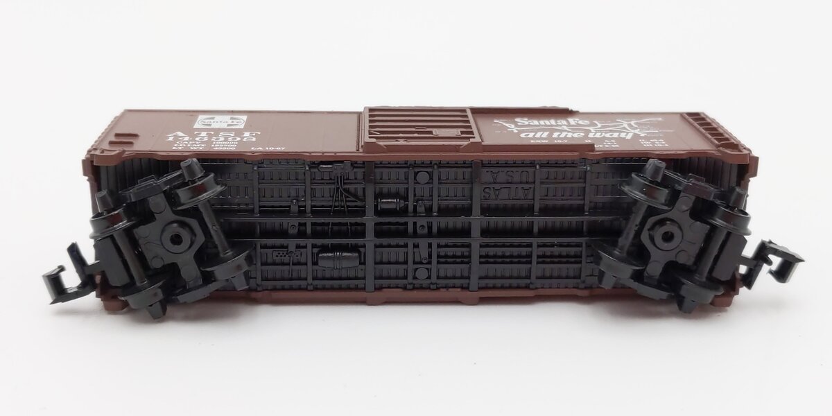 Atlas 3419 N Scale Santa Fe Map Box Car #146398 EX/Box