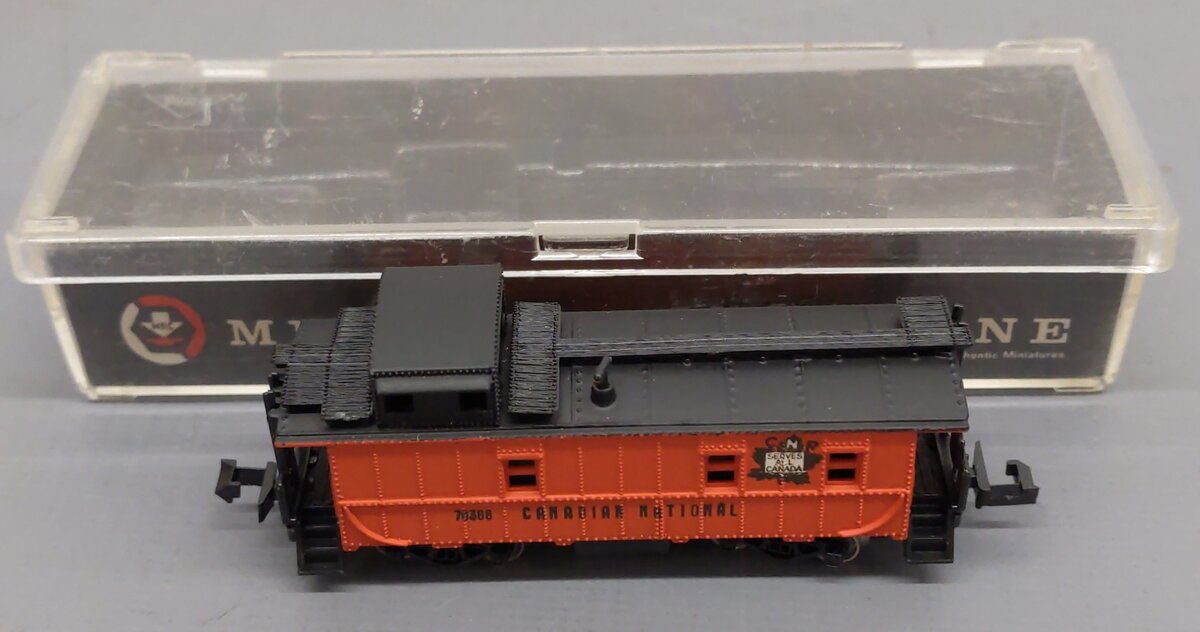 MRC 7089 N Scale Canadian National Caboose #76388 LN/Box