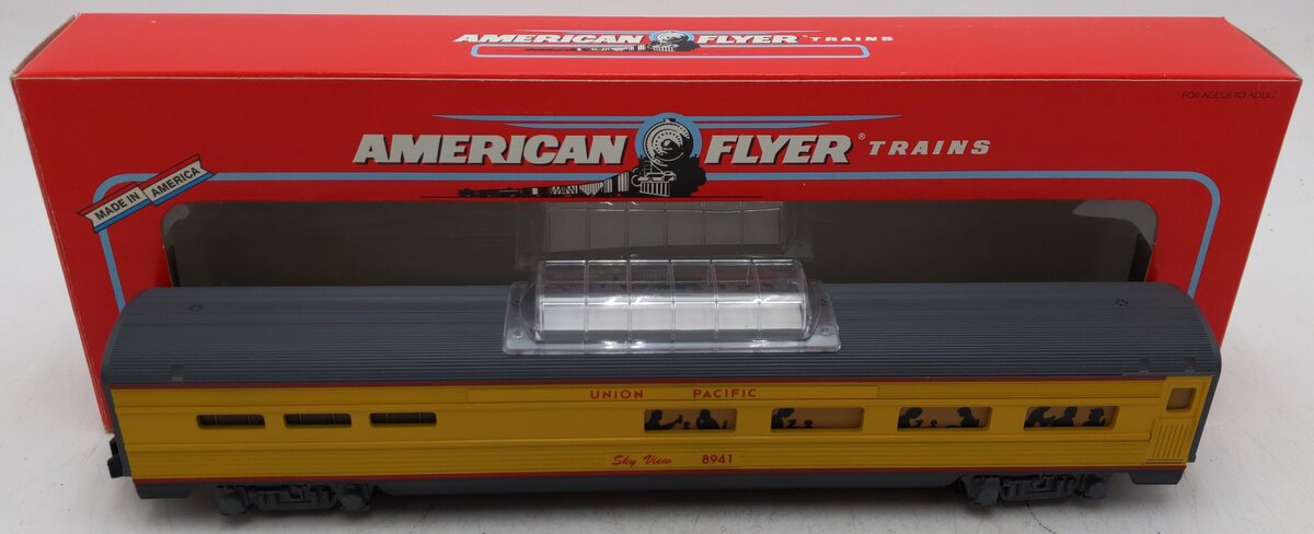 American Flyer 6-48941 S Union Pacific Sky View Vista Dome Dining Car #8941 EX/Box