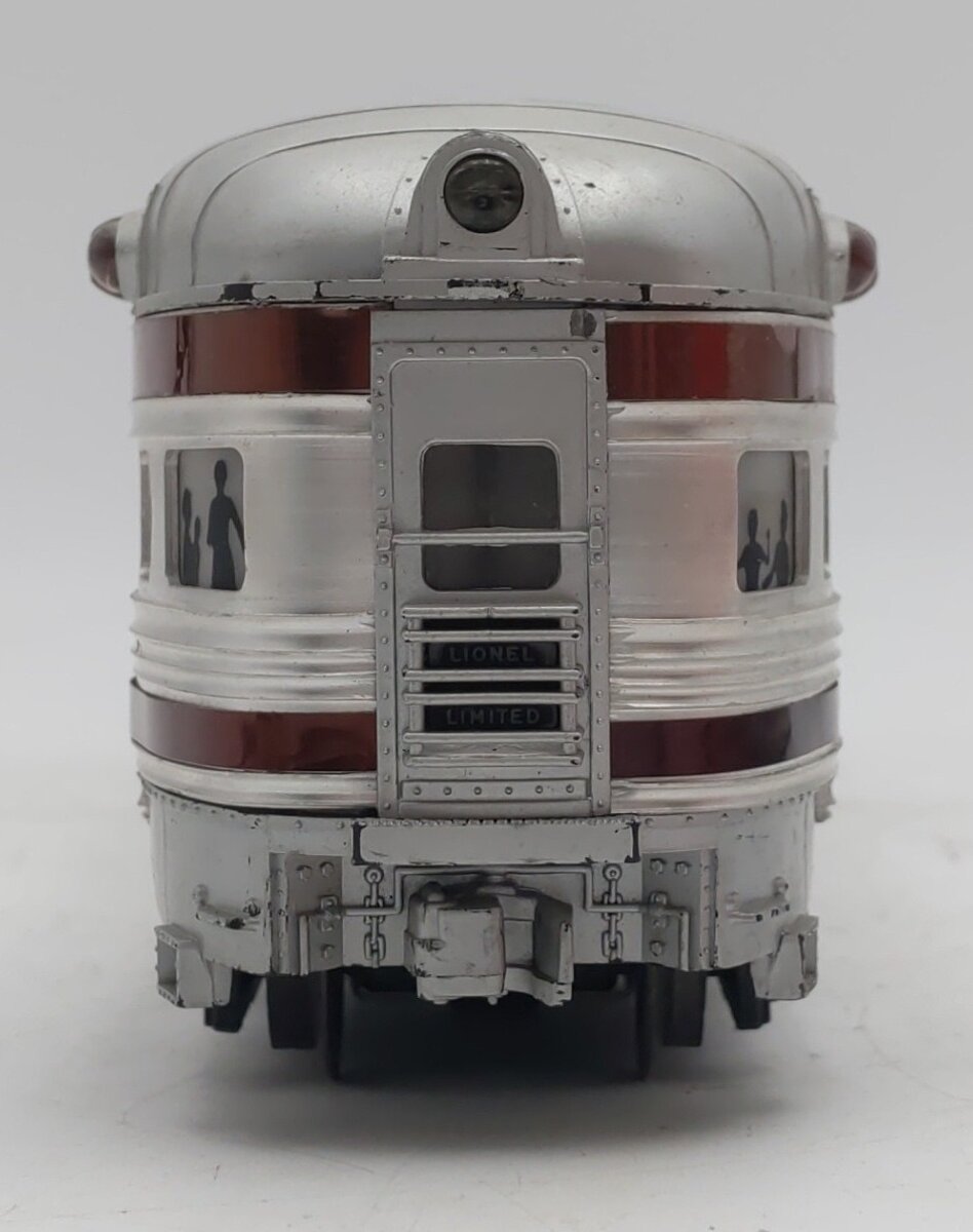 Lionel 2551 Vintage O Canadian Pacific Banff Park Aluminum Observation Car EX/Box