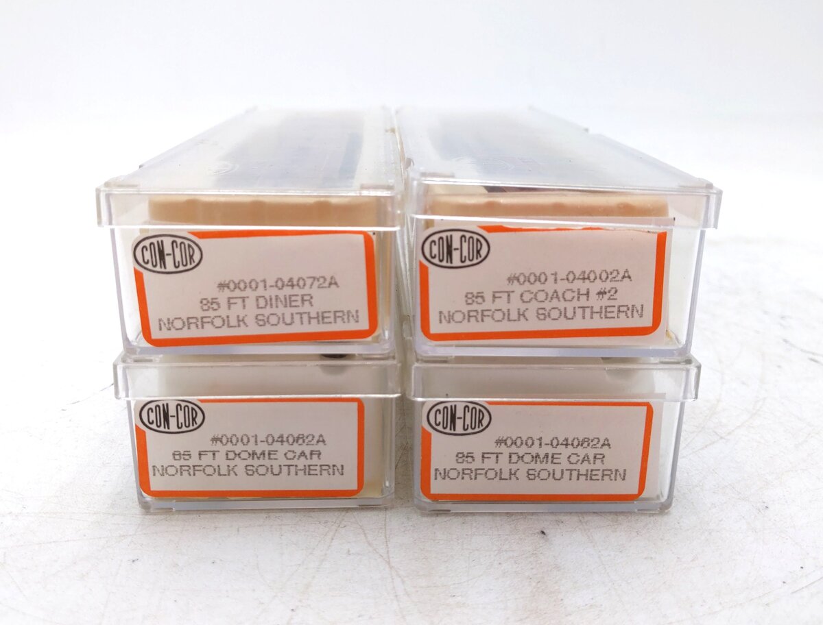 Con-Cor N Scale Assorted Passenger Cars [4] EX