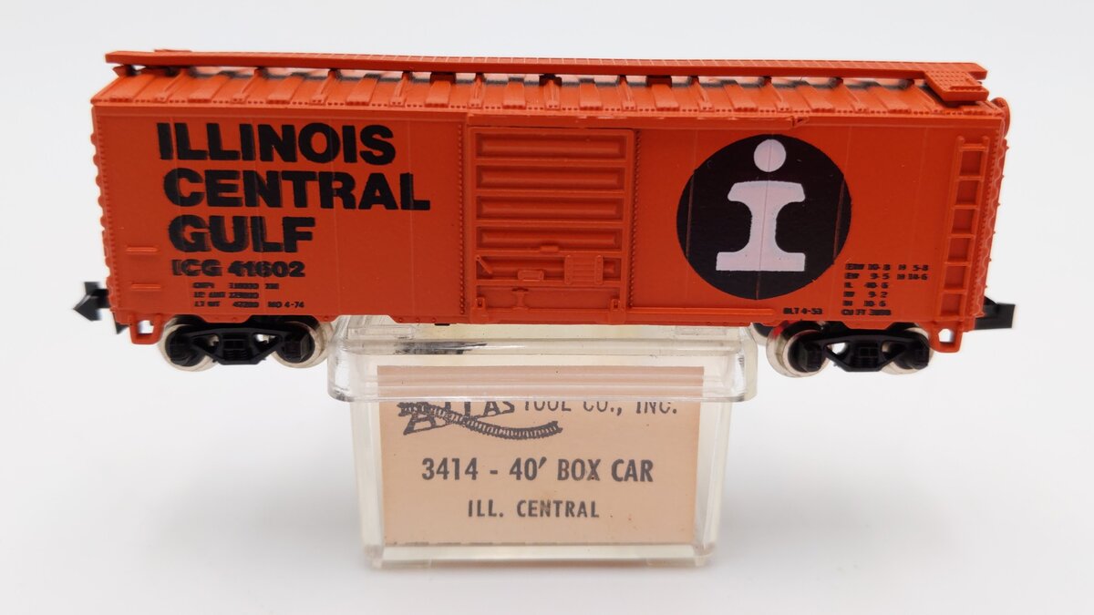 Atlas 3414 N 40' Illinois Central Gulf Box Car #41602 LN/Box