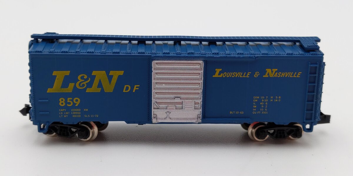 Atlas 3412 N Scale Louisville & Nashville Boxcar #859 LN/Box