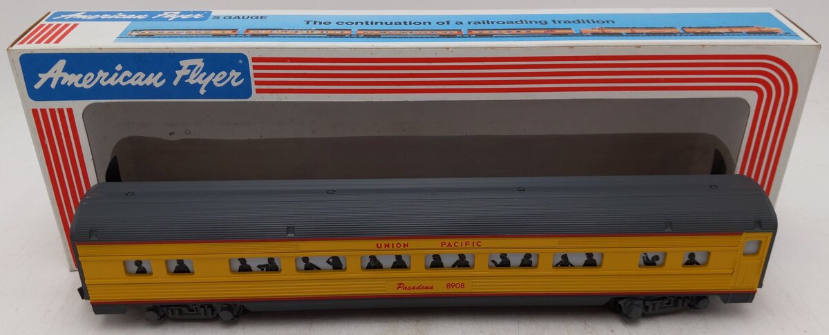 American Flyer 6-48908 S Gauge Union Pacific Pasadena Coach Car #8908 EX/Box