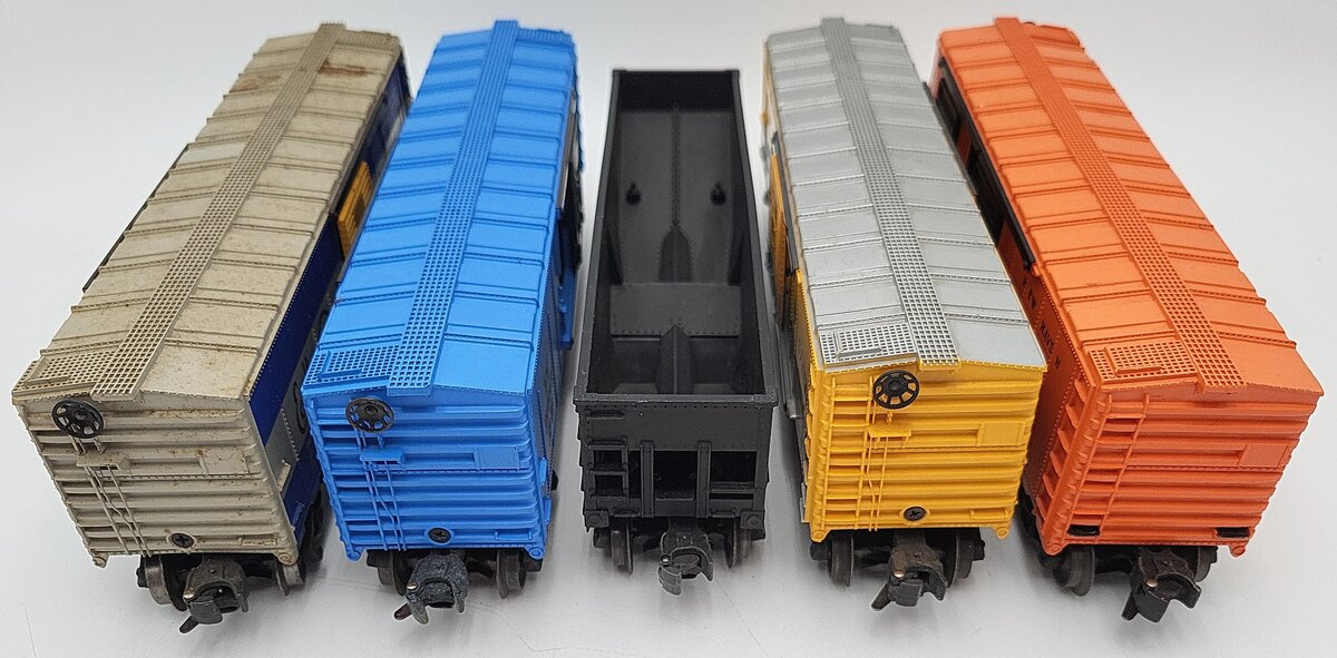 Lionel O Gauge Vintage Freight Cars: 646825,22000,6464650,6464475,3494150 [5] EX