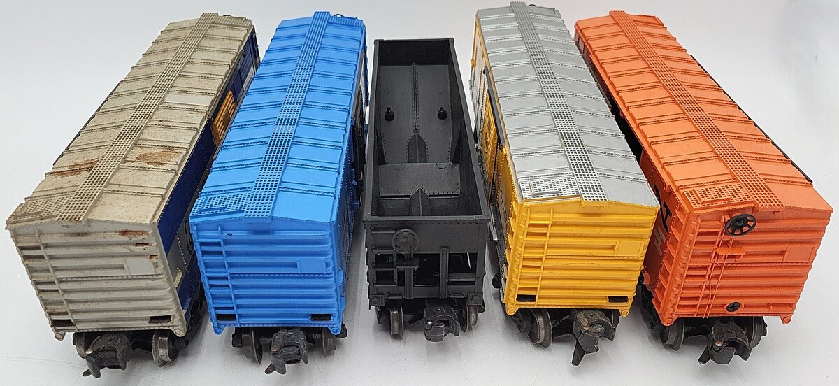 Lionel O Gauge Vintage Freight Cars: 646825,22000,6464650,6464475,3494150 [5] EX