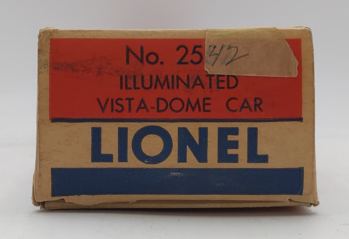 Lionel 2552 Vintage O Canadian Pacific Skyline 500 Aluminum Vista Dome Car EX/Box