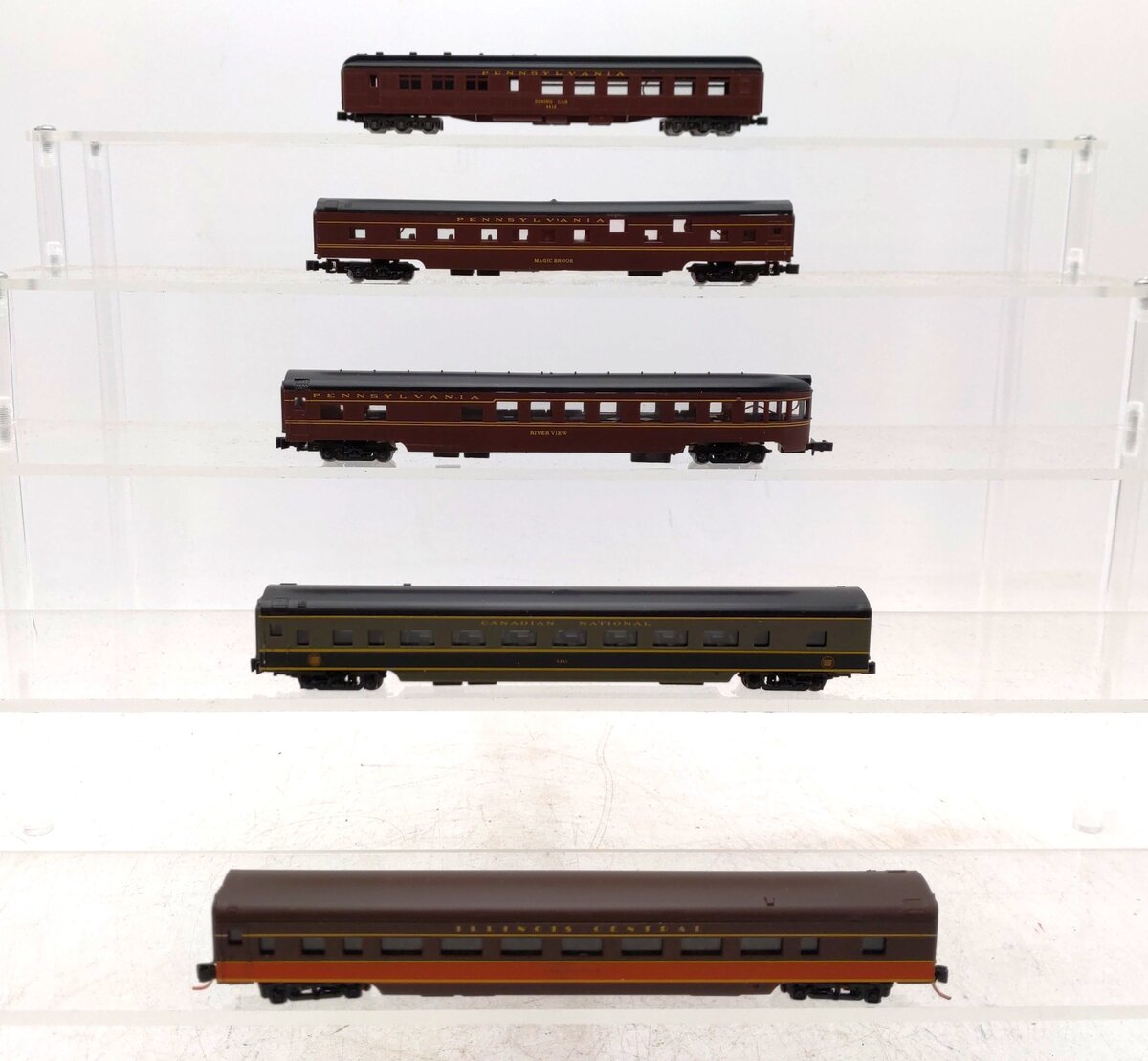 Con-Cor N Scale Assorted Passenger Cars [5] EX