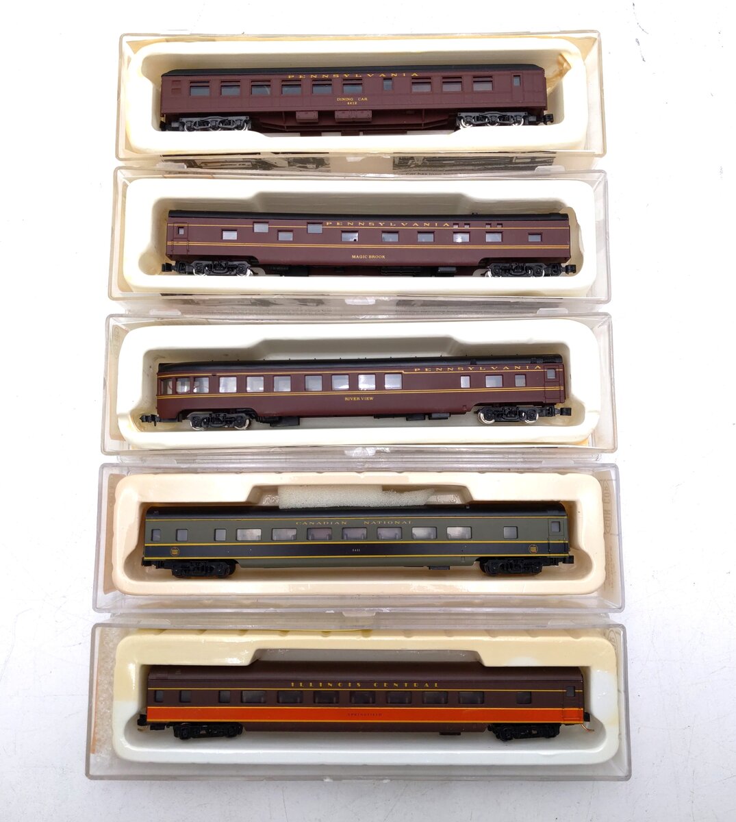 Con-Cor N Scale Assorted Passenger Cars [5] EX