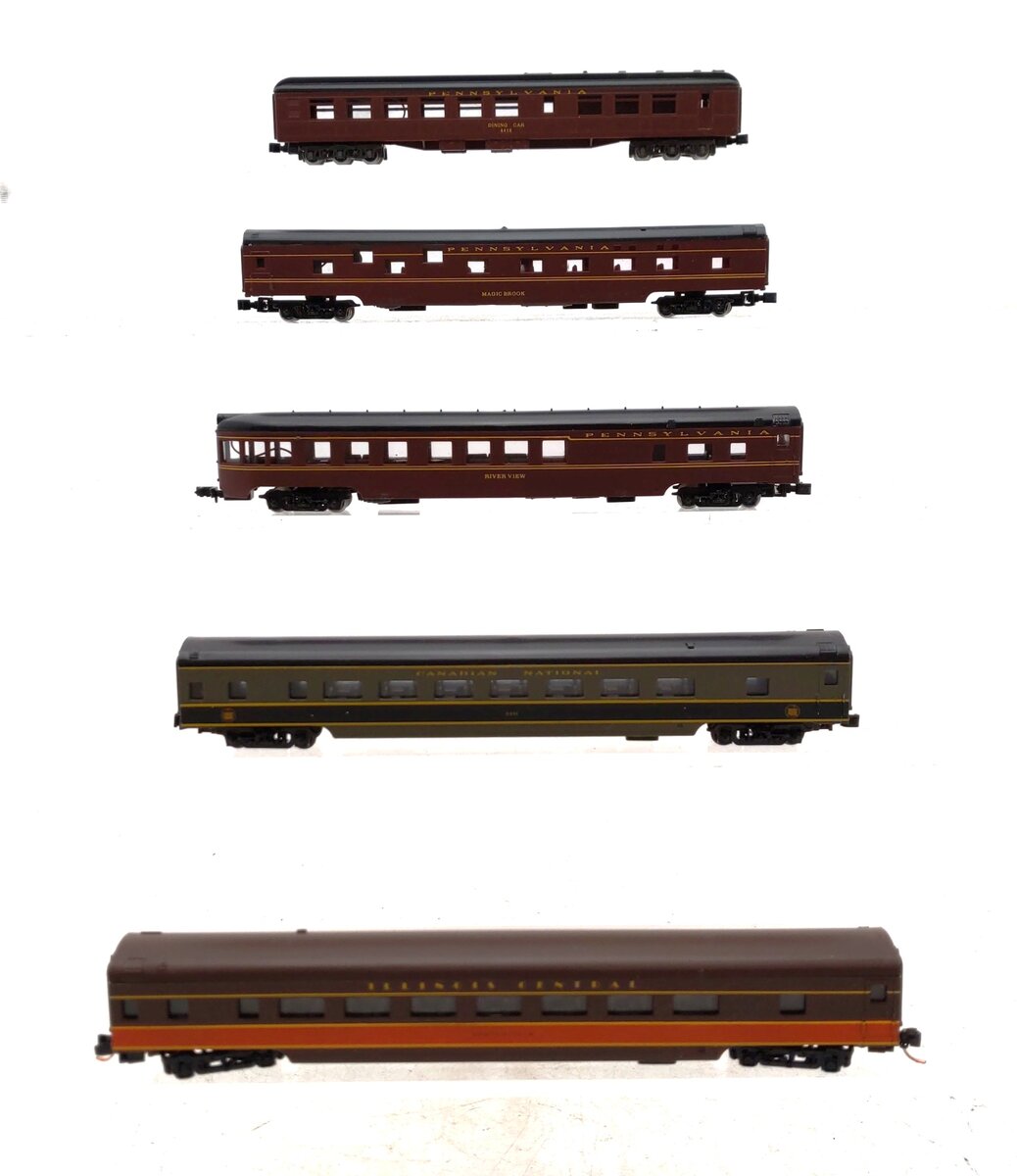 Con-Cor N Scale Assorted Passenger Cars [5] EX