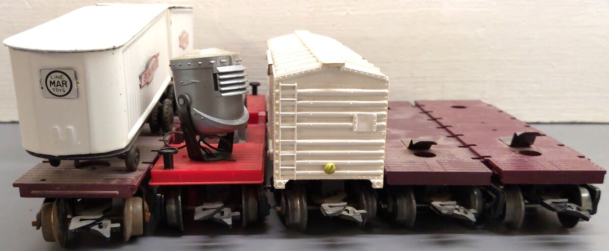 Marx Vintage O Gauge Freight Cars: 5545, 43461, 4571, 4528 [5] VG