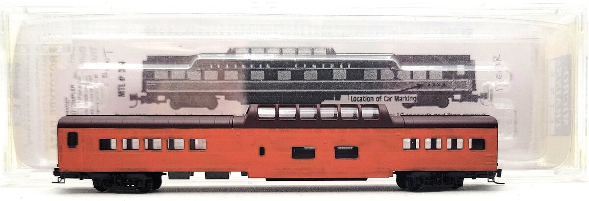 Micro-Trains 55100020 Z Custom Milwaukee Rd 83' Lightweight Smoothside Dome Car/Box