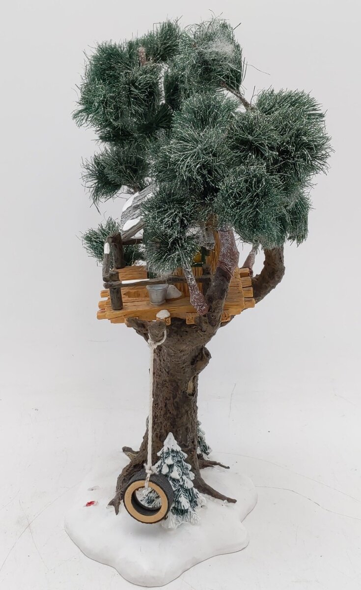 Dept 56 54890 The Snow Village "Treetop Tree House" VG/Box